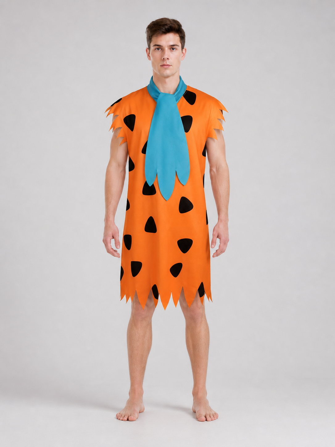 Caveman Costume with Bracelet and Club