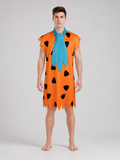 Caveman Costume with Bracelet and Club