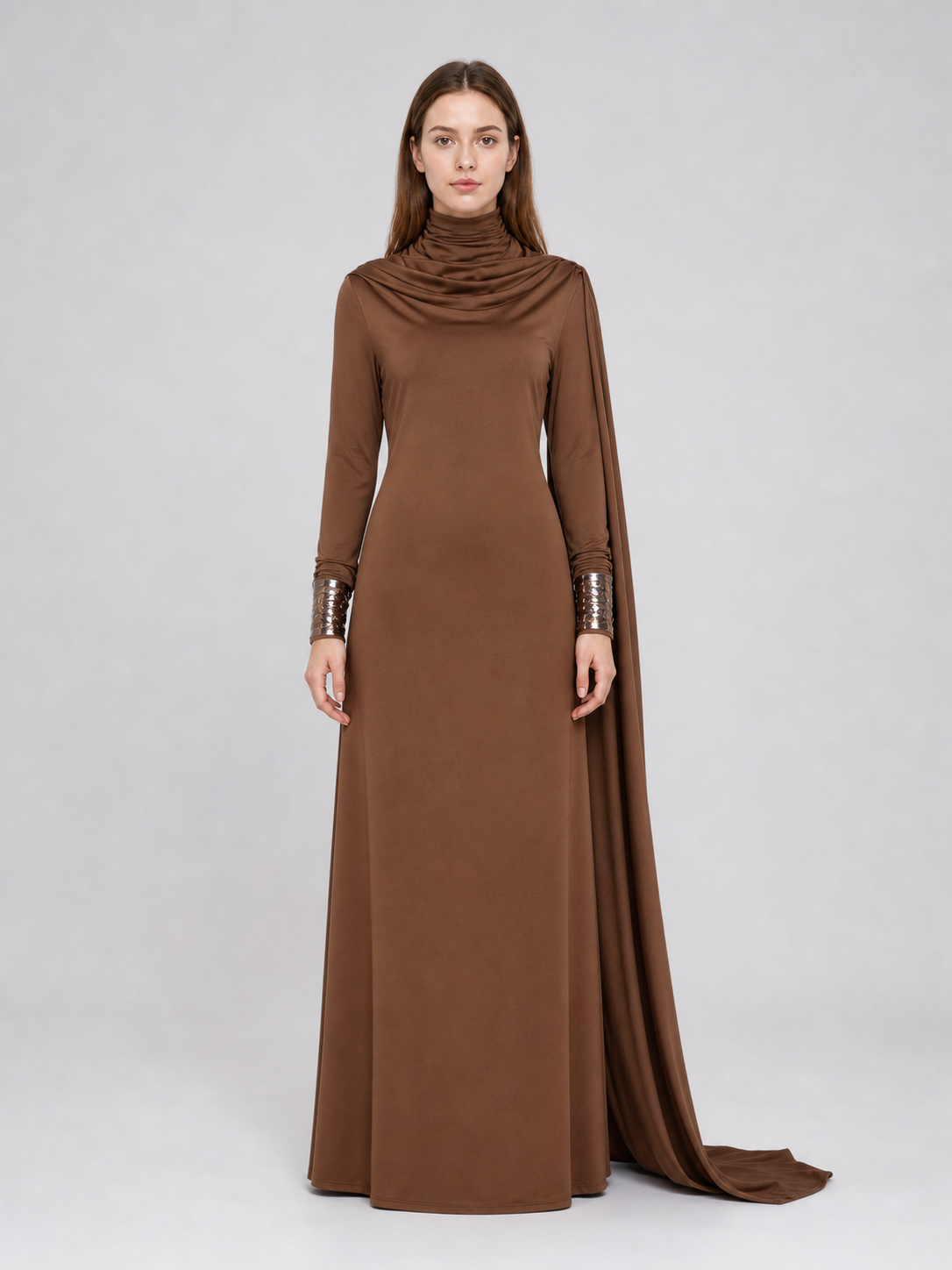 Brown Amilyn Holdo Cosplay Dress
