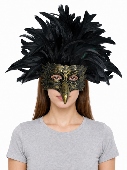Eagle Feather Mask for Carnival and Masquerade