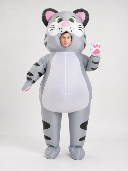 Inflatable Cat Costume for Halloween and Parties