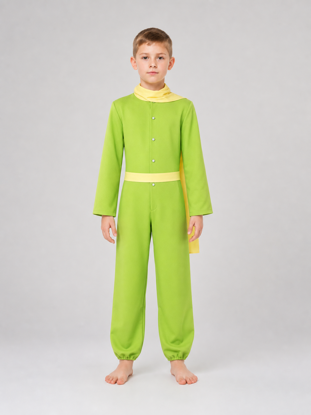 The Little Prince Green Cosplay Costume with Scarf