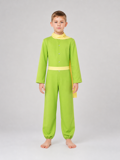 The Little Prince Green Cosplay Costume with Scarf