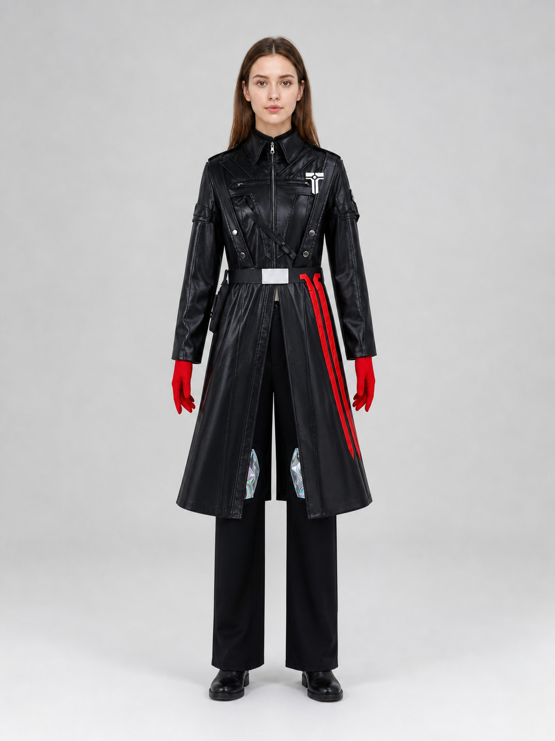 Gehros Cosplay Costume: Long Coat, Pants