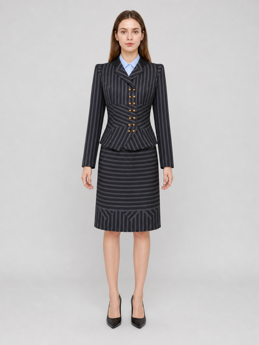 Elphaba Cosplay Costume: Jacket, Skirt, and Shirt
