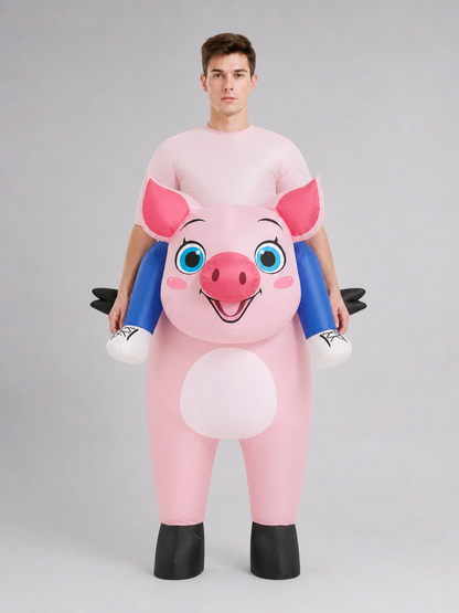 Inflatable Pig Costume for Parties and Halloween