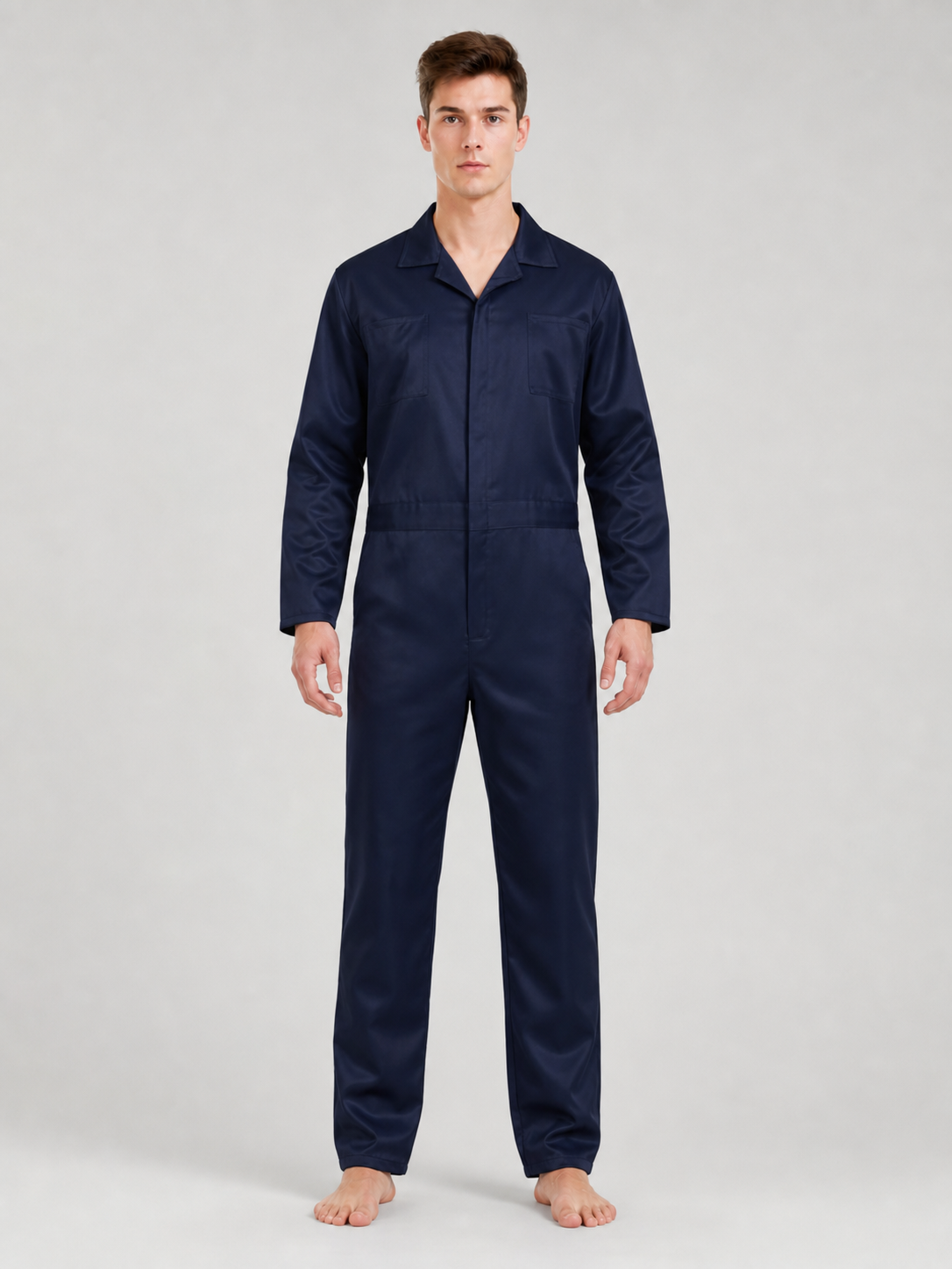 Adult Blue Costume Jumpsuit with Knives