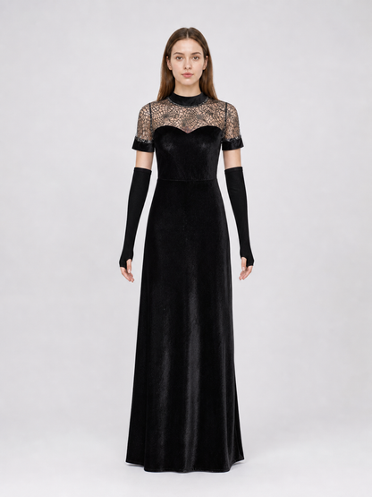 Mavis Cosplay Dress with Headpiece and Arm Cuffs