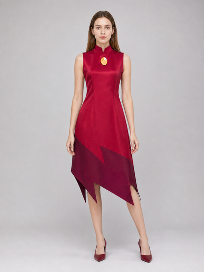 Edalyn cosplay dress in a school uniform style, red