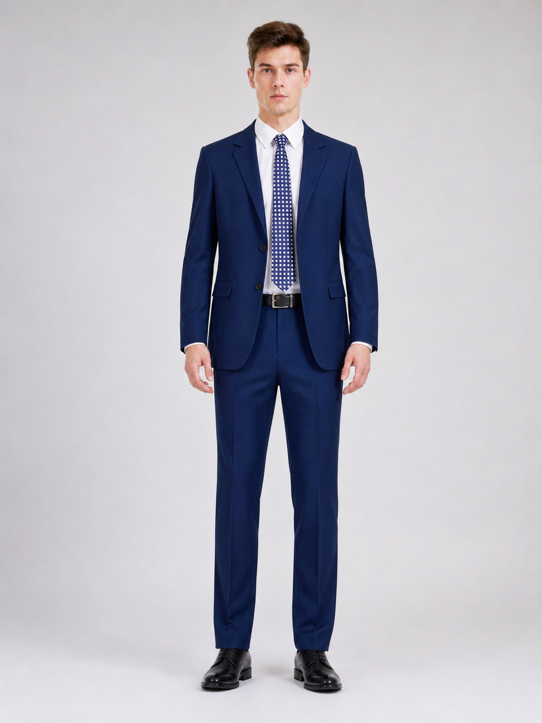 Severance cosplay costume: blue trouser set