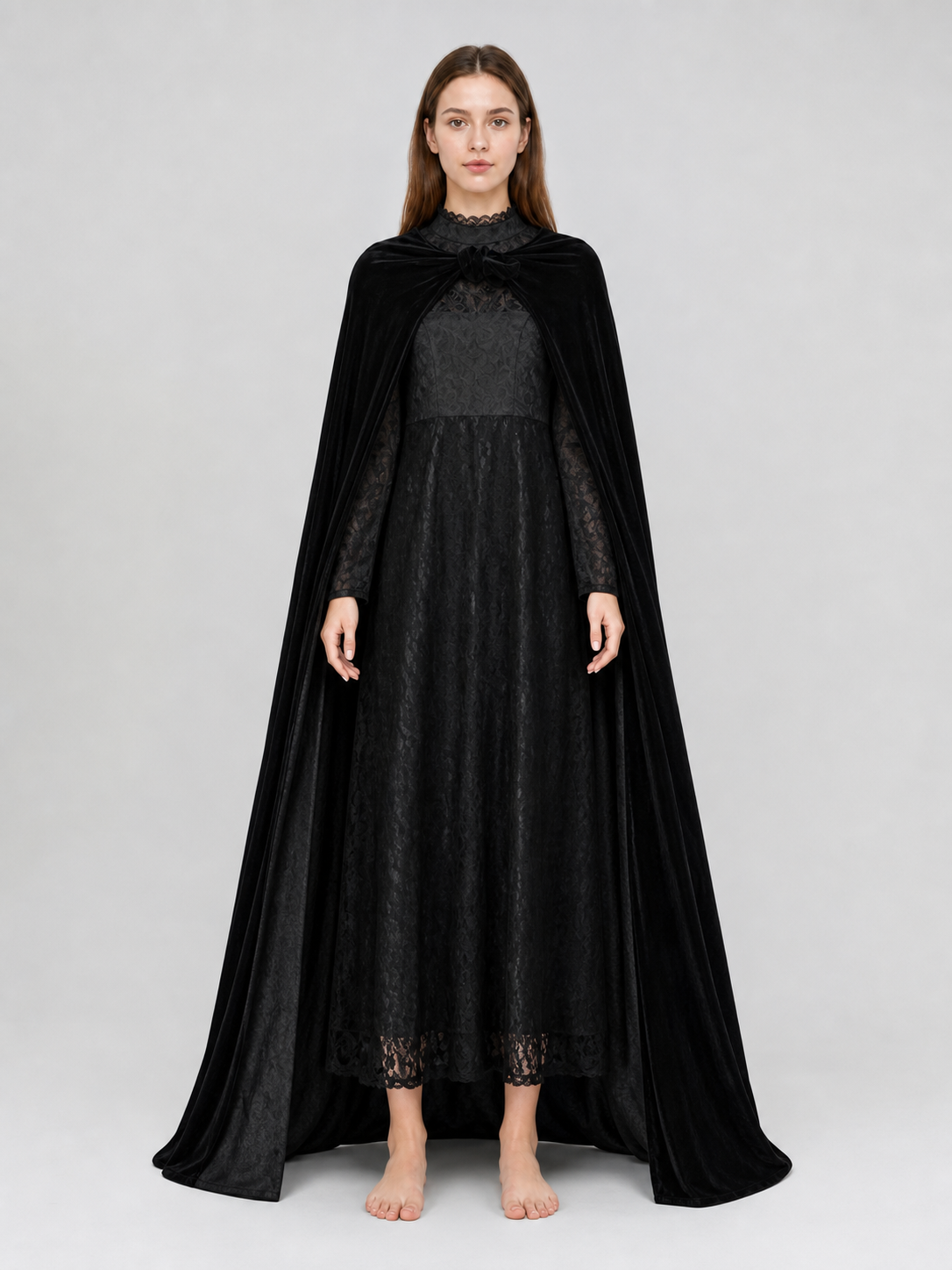 Elphaba Cosplay Costume: Dress, Cape, and Hat