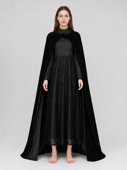Elphaba Cosplay Costume: Dress, Cape, and Hat