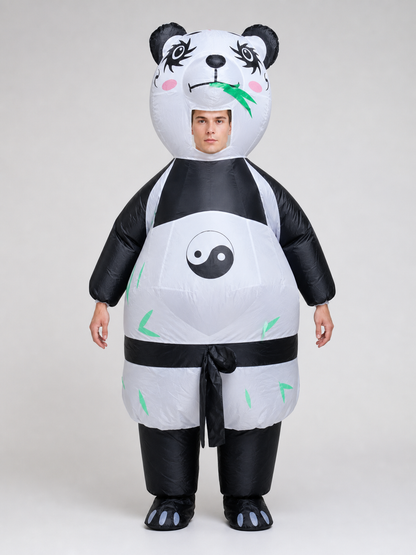 Inflatable panda costume for parties and performances