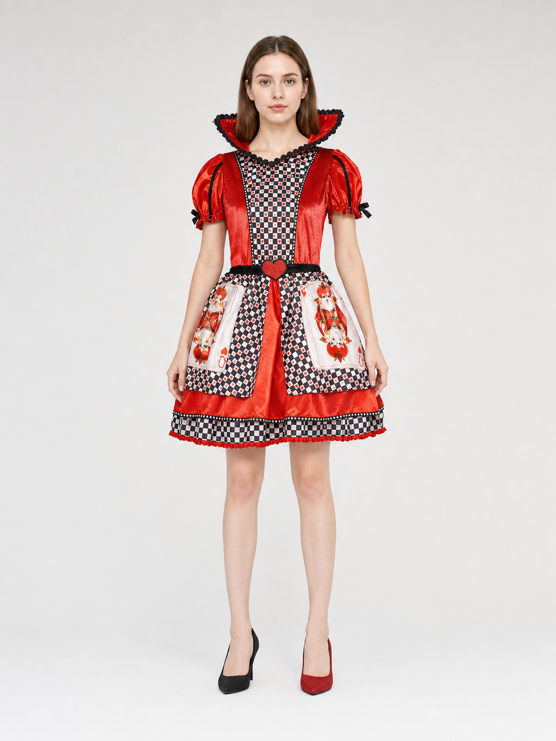 Theatrical Dress in a Card Suit Style