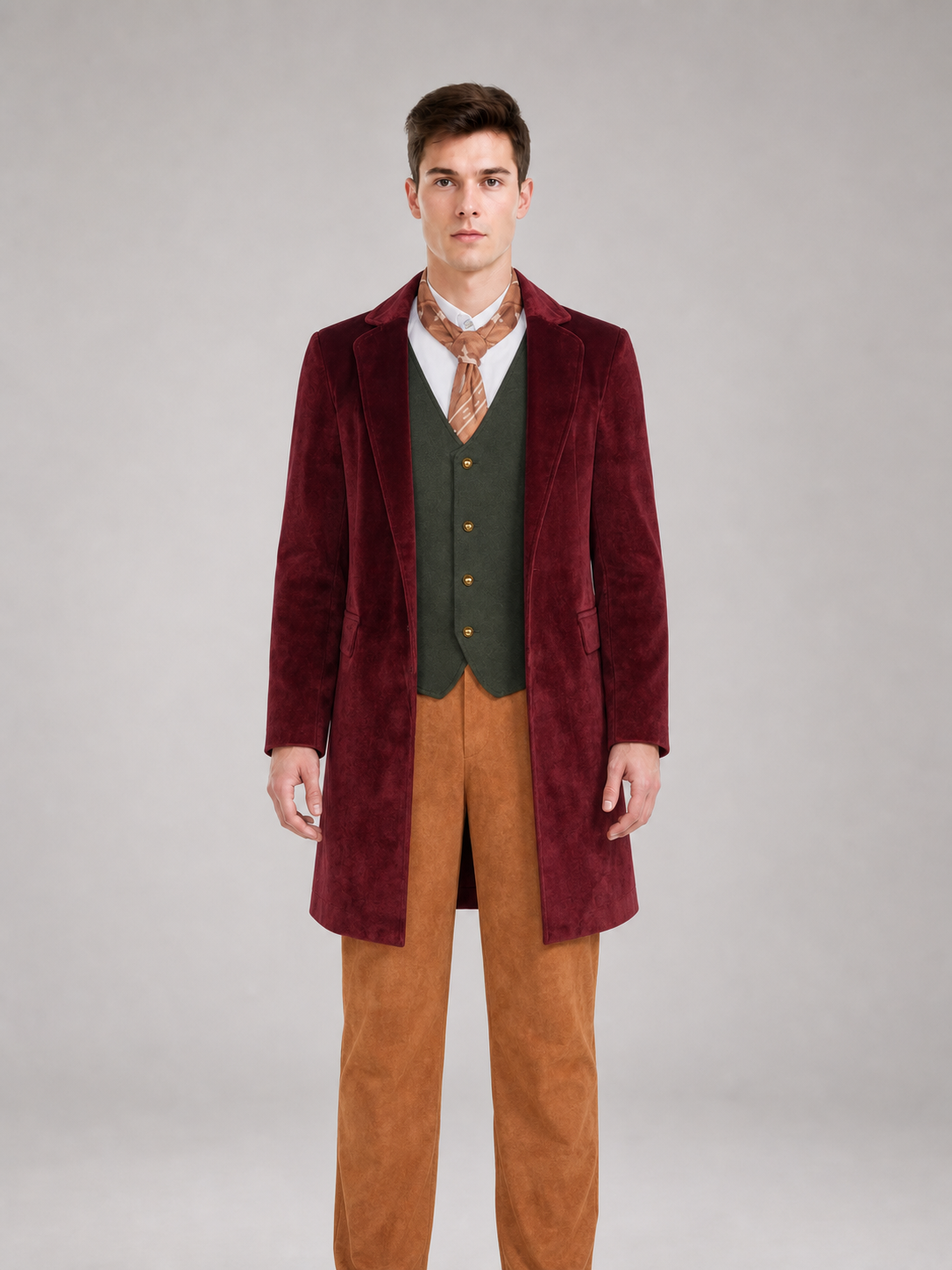 Bilbo Baggins Cosplay Costume, Five-Piece Set