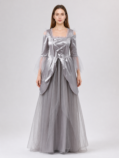 Long Fantasy-Style Cosplay Dress