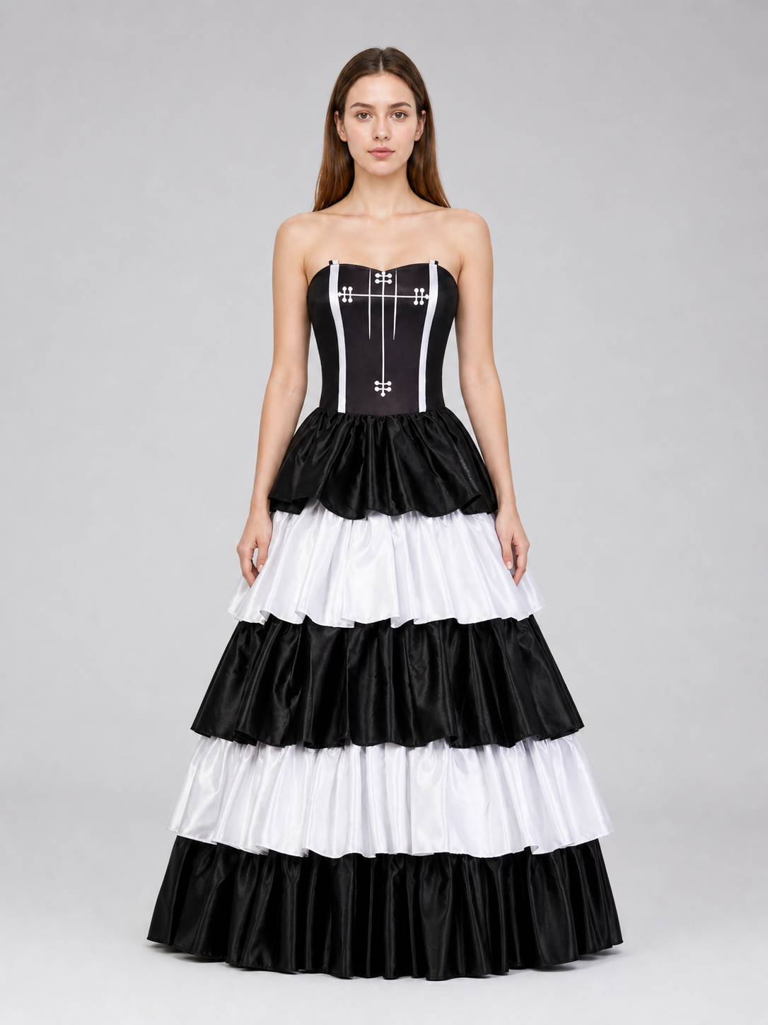 Perona One Piece Cosplay Dress with Hat