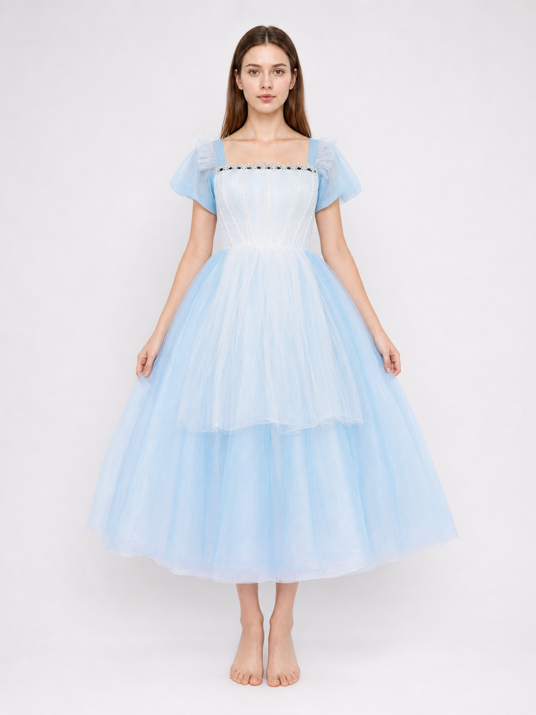 Princess carnival dress for cosplay and stage performances