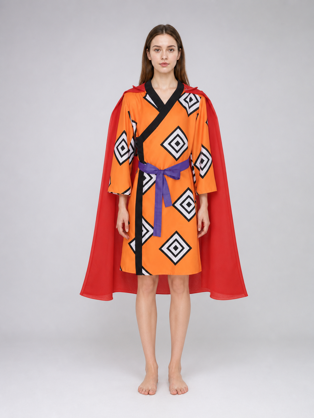 One Piece Jinbe Cosplay Costume with Cape