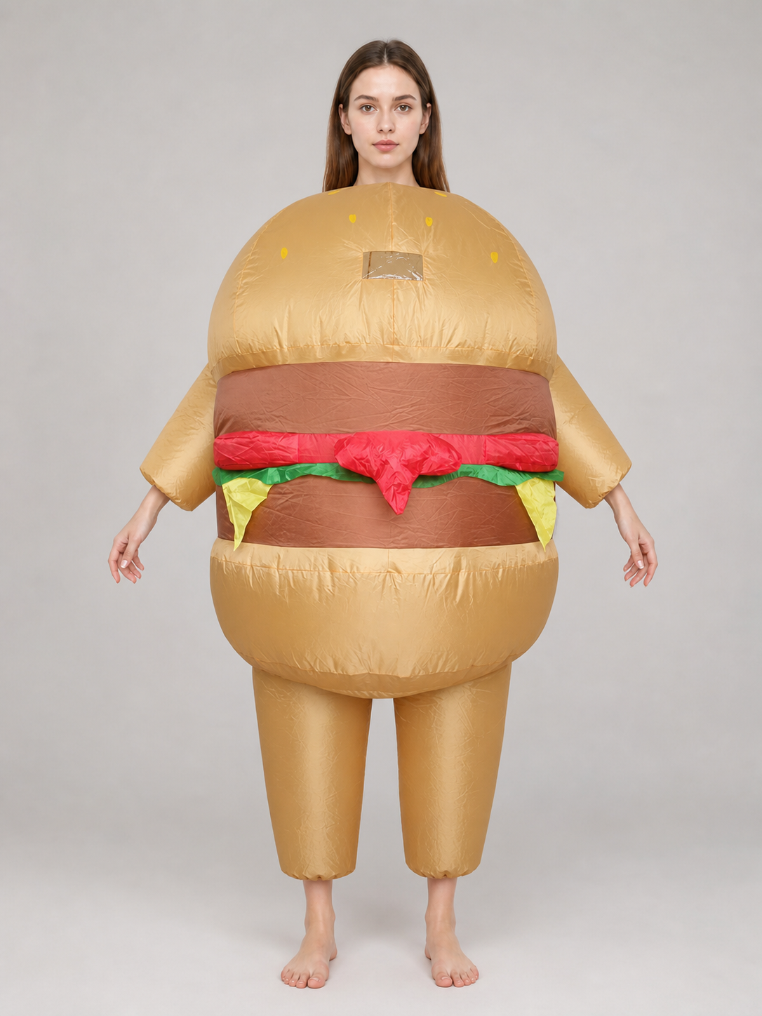 One-Size Hamburger Costume for Parties