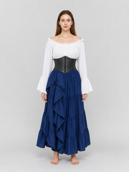 Retro-Style Costume Dress with Corset