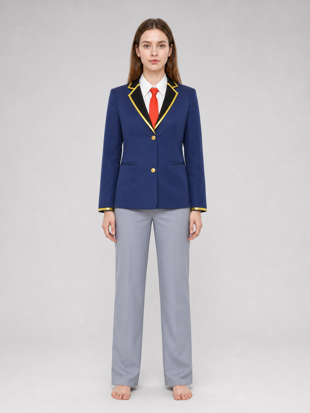 Cosplay costume: jacket, shirt, tie, and pants