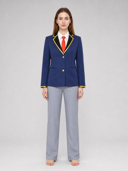 Cosplay costume: jacket, shirt, tie, and pants