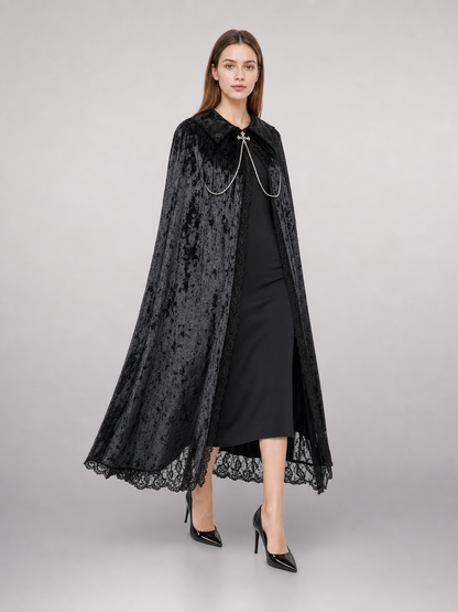 Black Gothic Vampire Costume Dress