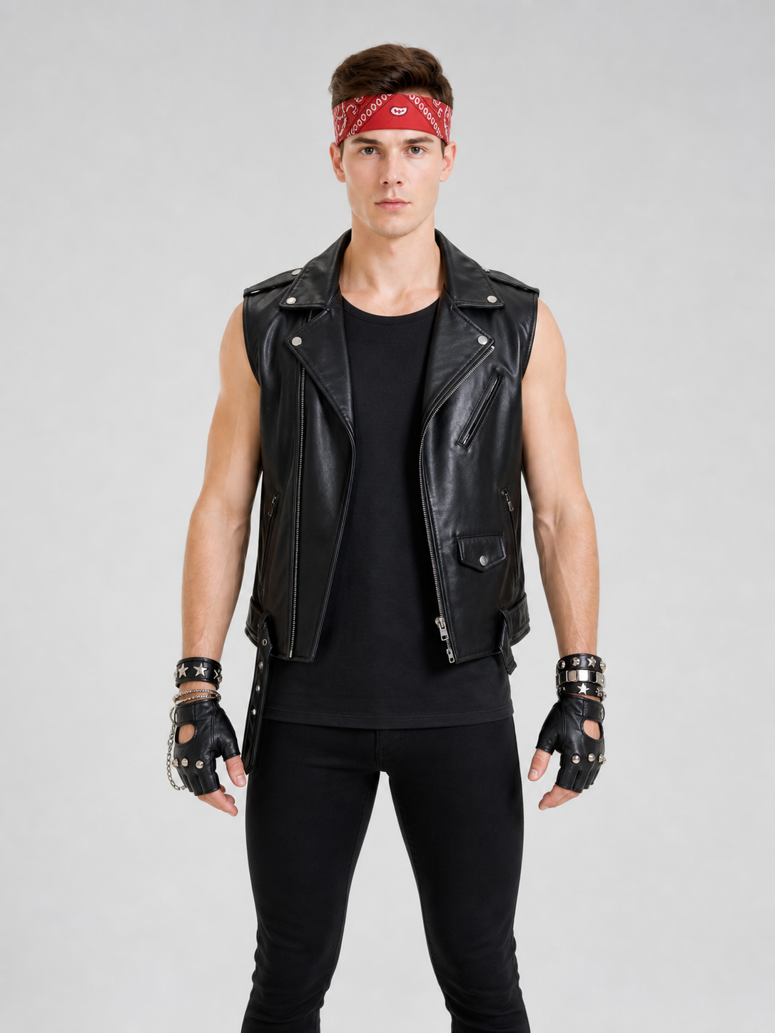 Rock accessory set for cosplay and themed parties