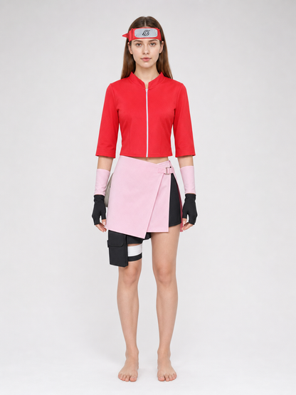Sakura Haruno Cosplay Costume from Naruto