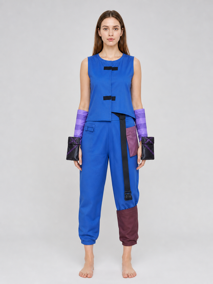 Jinx Cosplay Costume from Arcane, Set