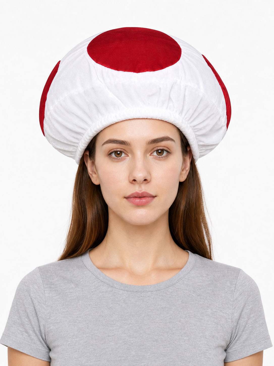 Red and White Mushroom Costume Hat