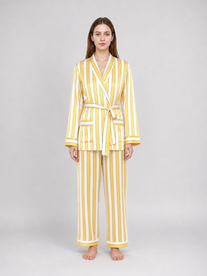 Sanji Cosplay Costume from One Piece — Striped Jacket