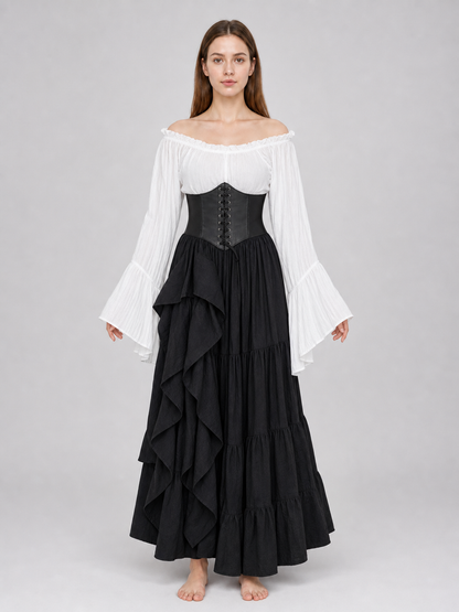 Three-Piece Gothic Costume with Corset