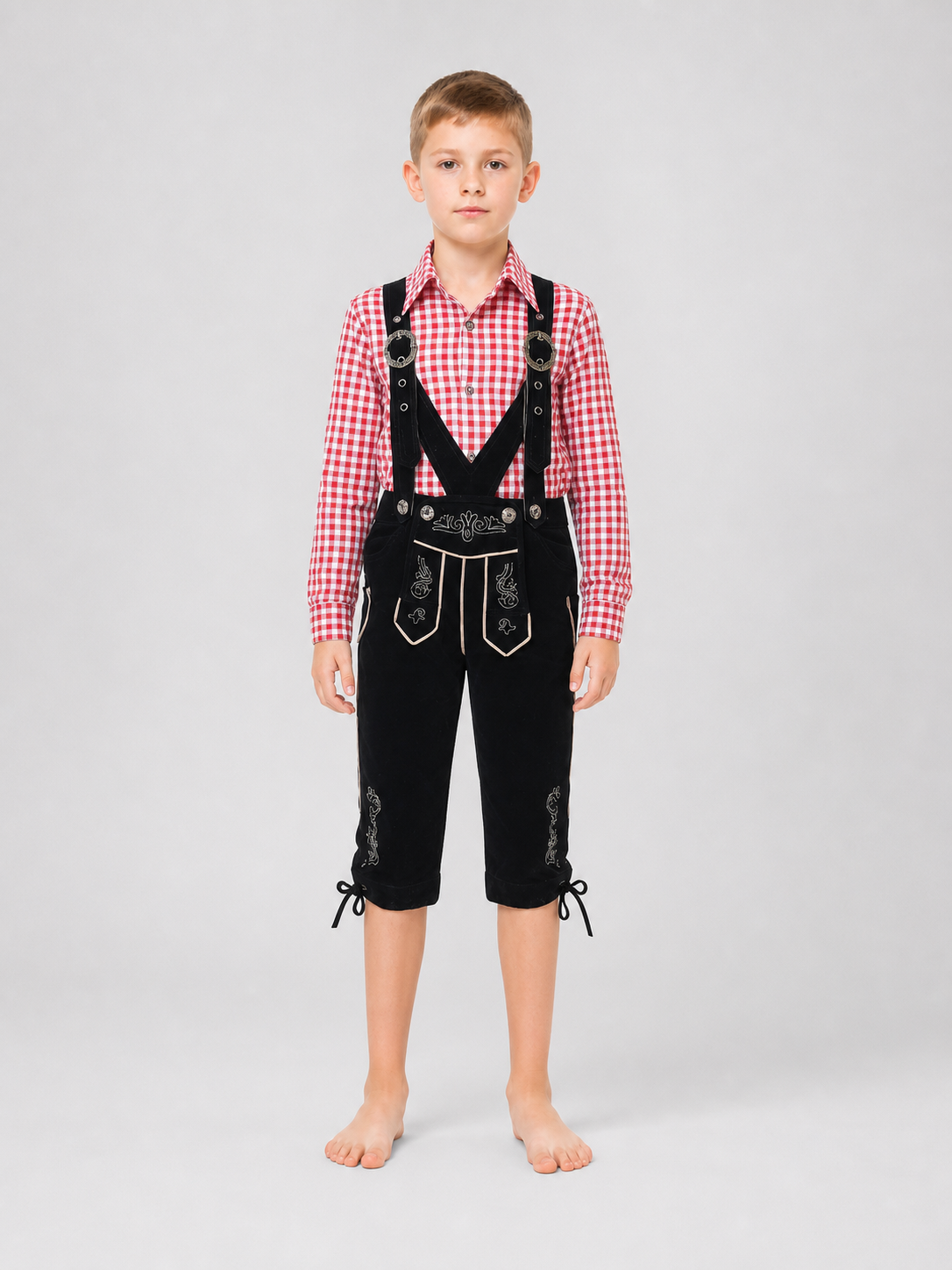 Carnival costume: plaid shirt and pants