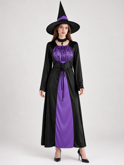 Black Costume Cape with Dress and Hat