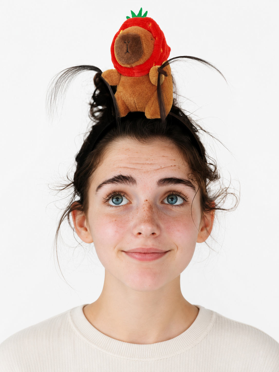Capybara and Strawberry Carnival Headband