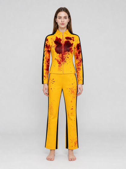Yellow Kill Bill Cosplay Costume Set