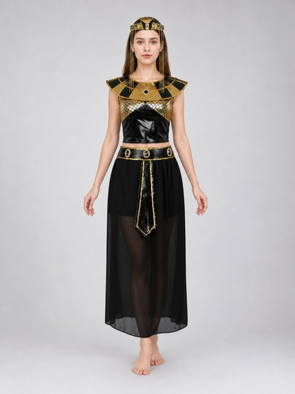 Egyptian XXL costume, black and gold set