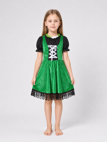 Leprechaun costume with green hat