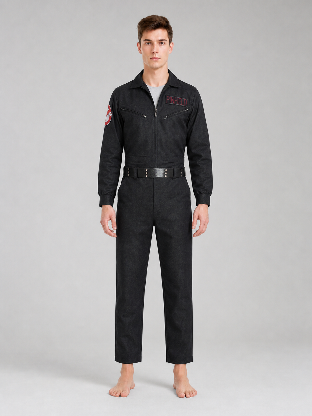 Black Ghostbusters Cosplay Jumpsuit