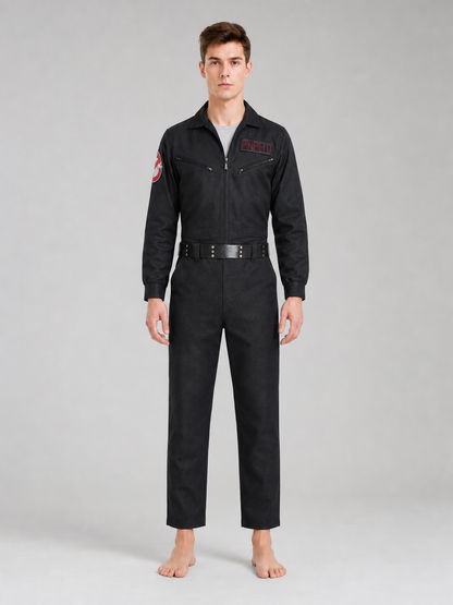 Black Ghostbusters Cosplay Jumpsuit