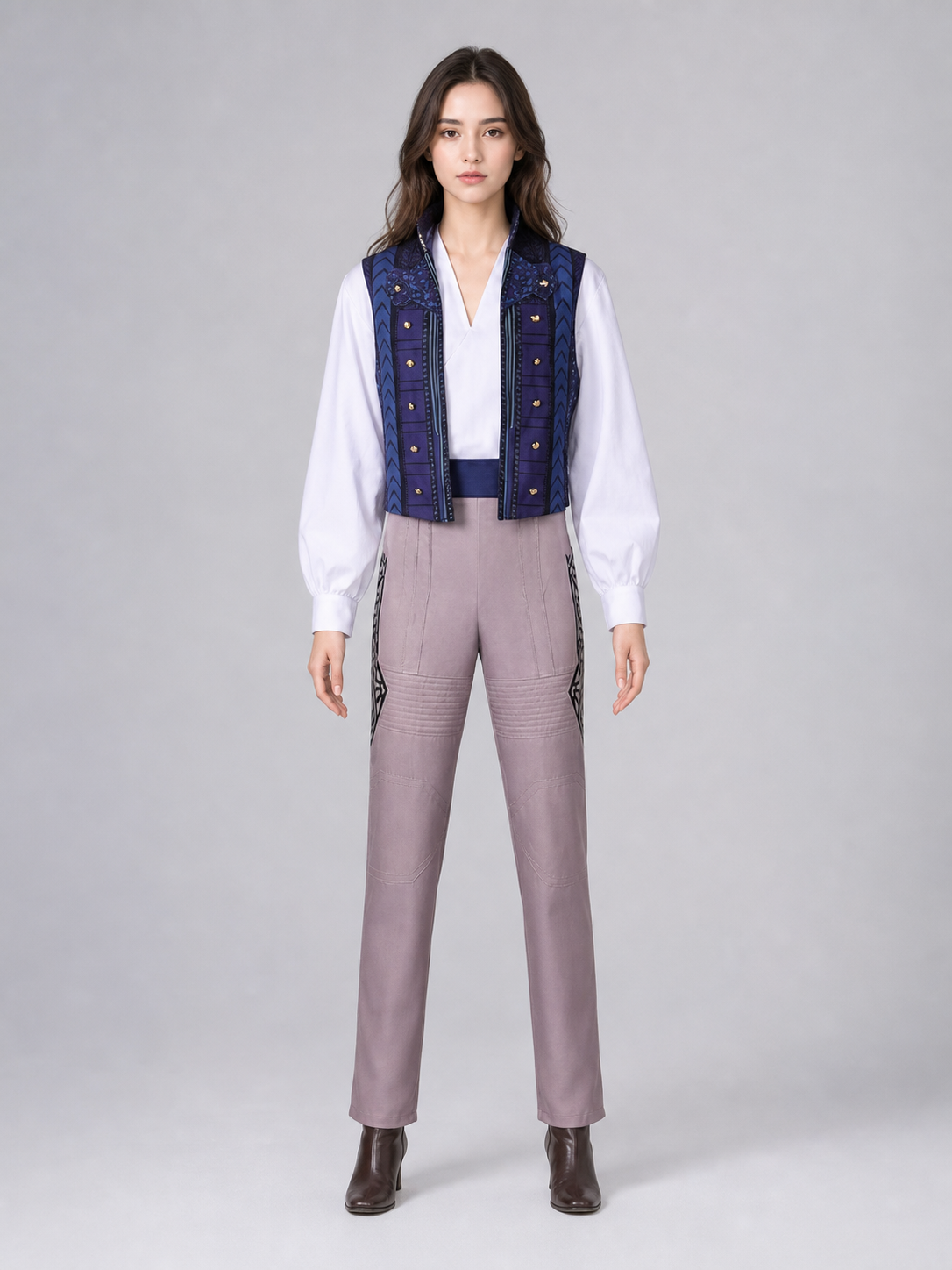 Fiyero "Wicked" Cosplay Costume: Vest, Shirt, Pants