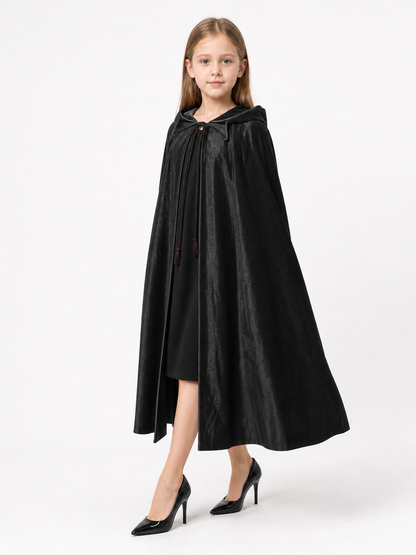 Black Hooded Costume Cape, Cosplay