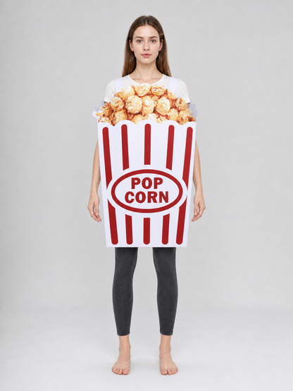 “Popcorn” Costume for Halloween and Parties