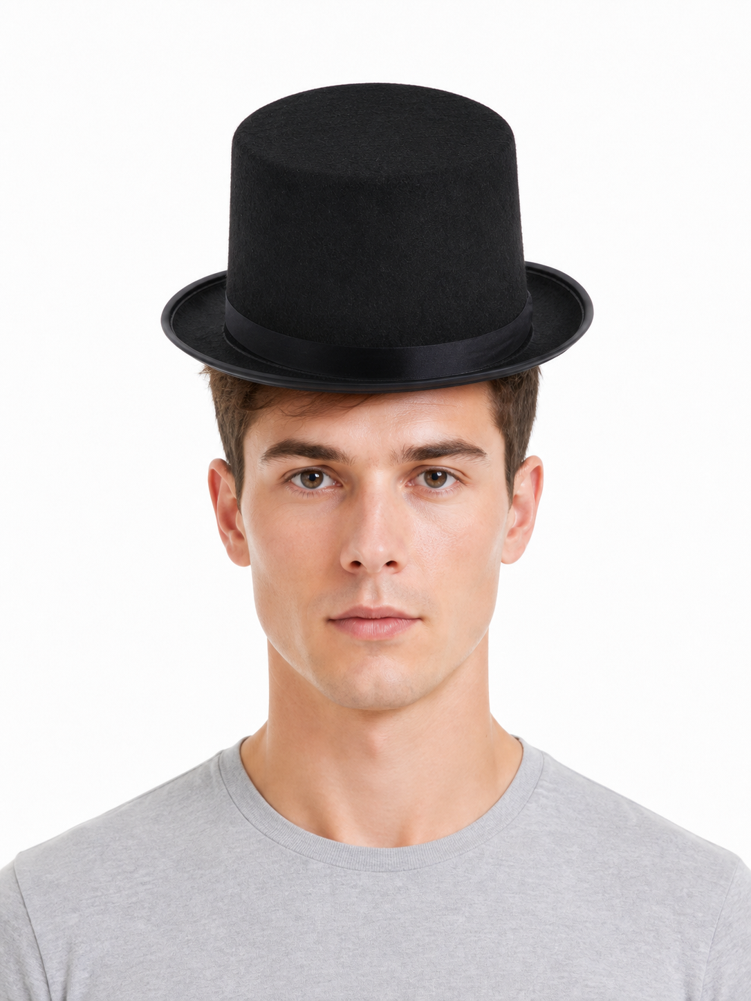 Black Carnival Hat for Magic Tricks and Masquerade