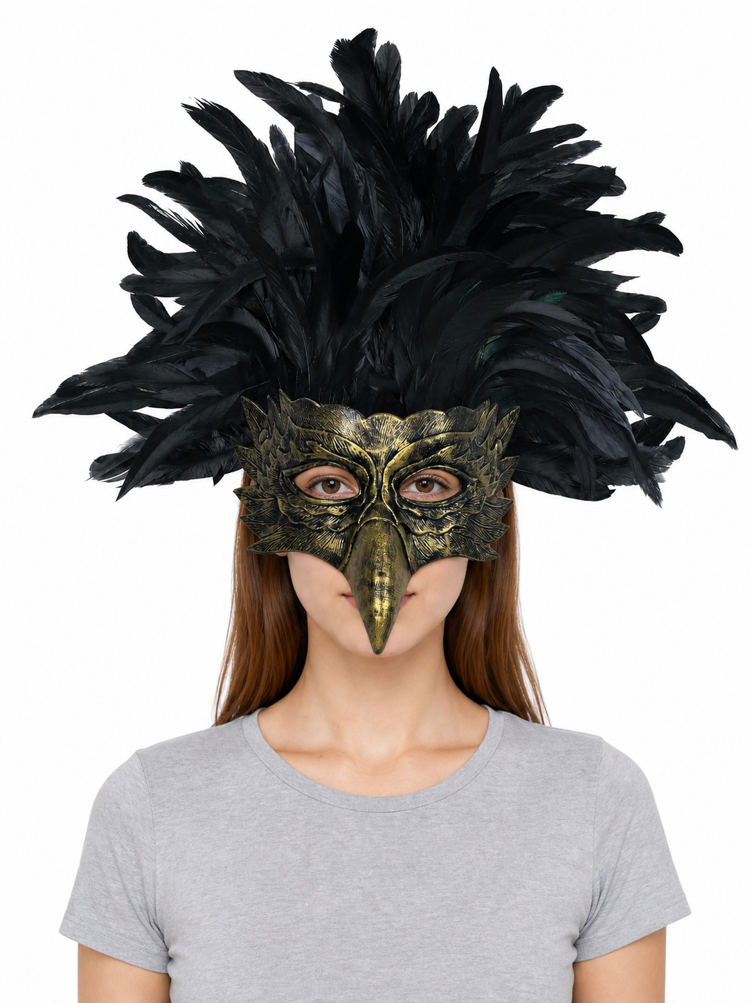 Eagle Feather Mask for Carnival and Masquerade