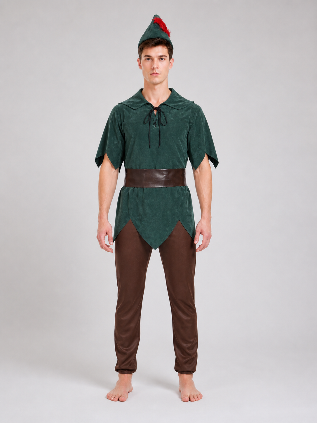 Robin Hood cosplay costume, green set