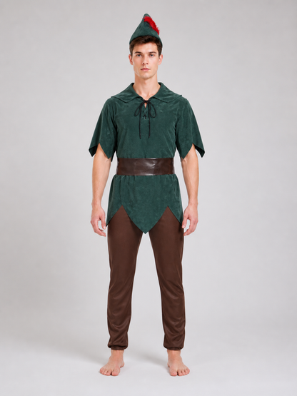 Robin Hood cosplay costume, green set