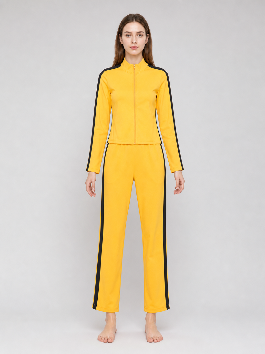 Yellow-and-Black Cosplay Tracksuit